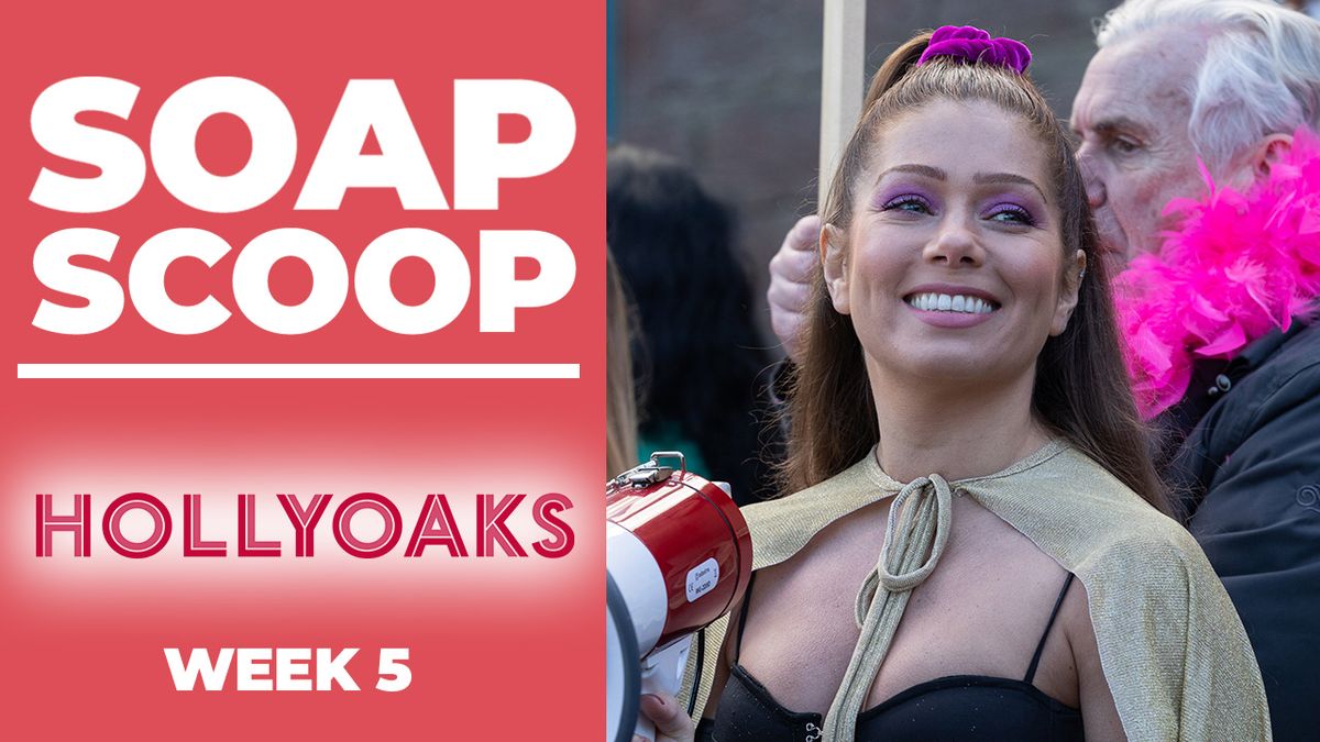 preview for Hollyoaks Soap Scoop! Maxine leads a women's rally