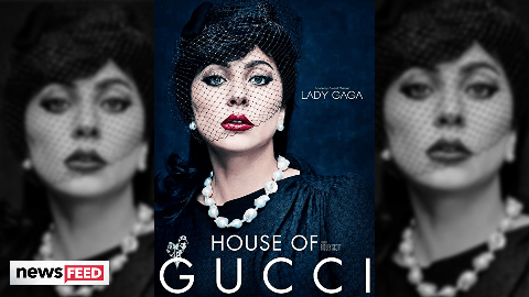 preview for First Look at Lady Gaga In 'House of Gucci' Movie Poster Revealed!