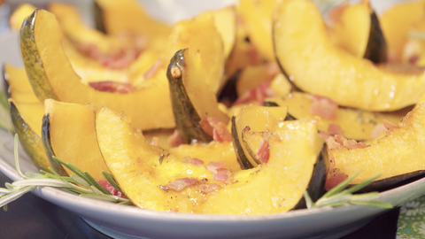 preview for How to Cook Acorn Squash With a Maple Bacon Drizzle