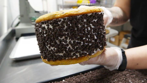 preview for This Ice Cream Shop Makes Five Pound Ice Cream Sandwiches To Feed You And Nine Of Your Friends