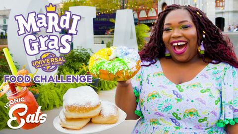 preview for Ultimate Mardi Gras Challenge: Trying All Of The Universal Studios Treats