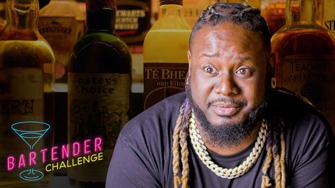 preview for T-Pain Has No Idea What A Margarita Is SOS | Bartender Challenge