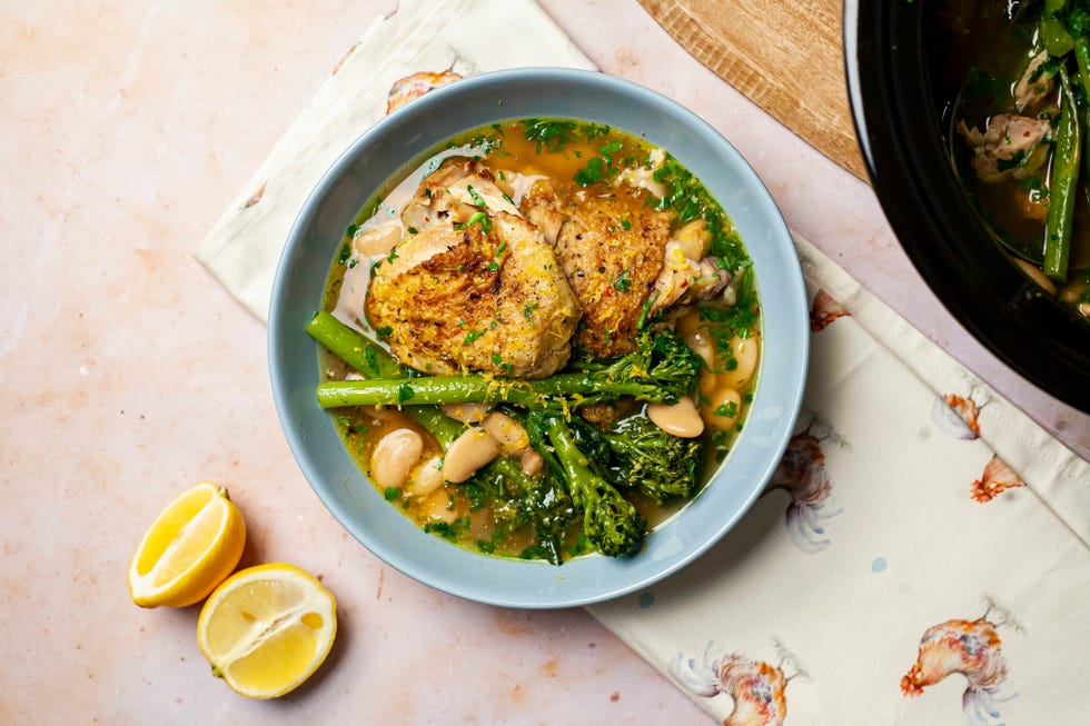 slow cooker summer chicken stew