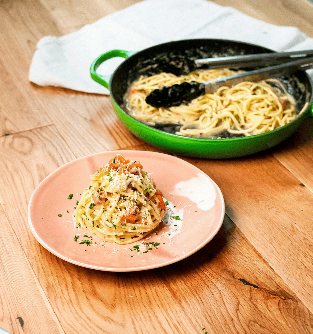 preview for Smoked Salmon Carbonara