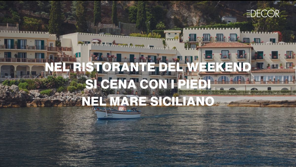 preview for Nel ristorante del weekend si cena con i piedi nel mare siciliano