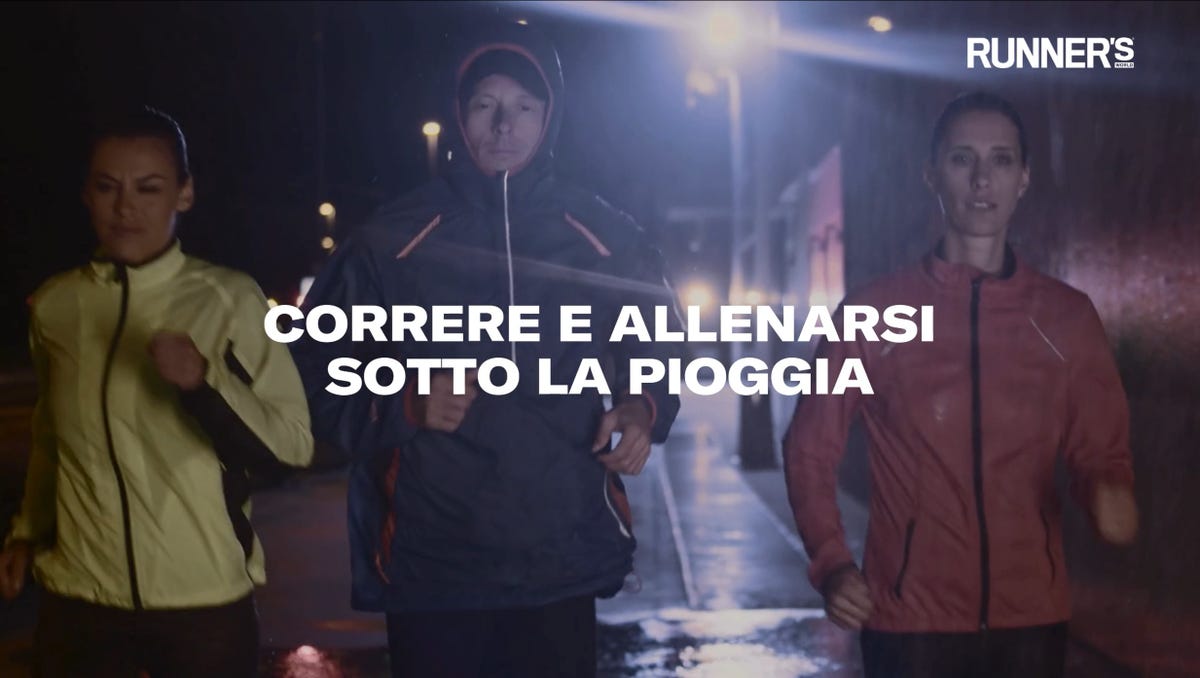 preview for Correre e allenarsi sotto la pioggia