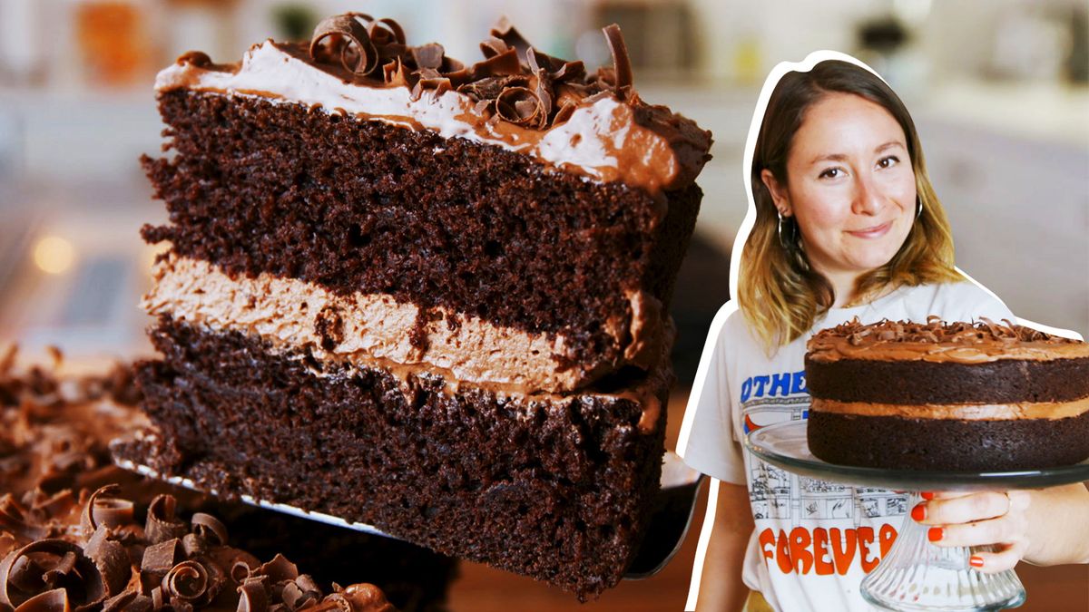 preview for Here's How To Make The Best Chocolate Cake Ever | Delish Insanely Easy