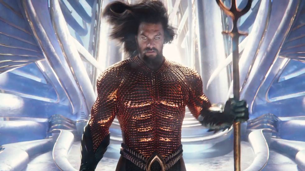 Jason Momoa im Teaser „Aquaman und das verlorene Königreich“.