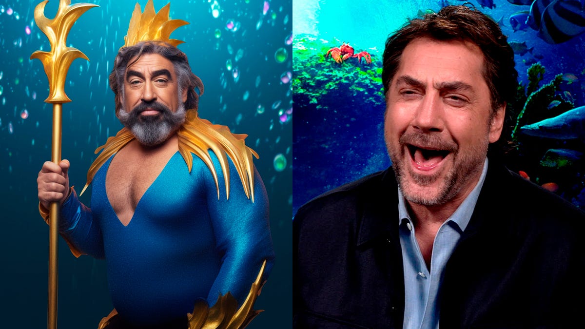 preview for La reacción de Javier Bardem al verse como personajes Disney en imágenes generadas por IA