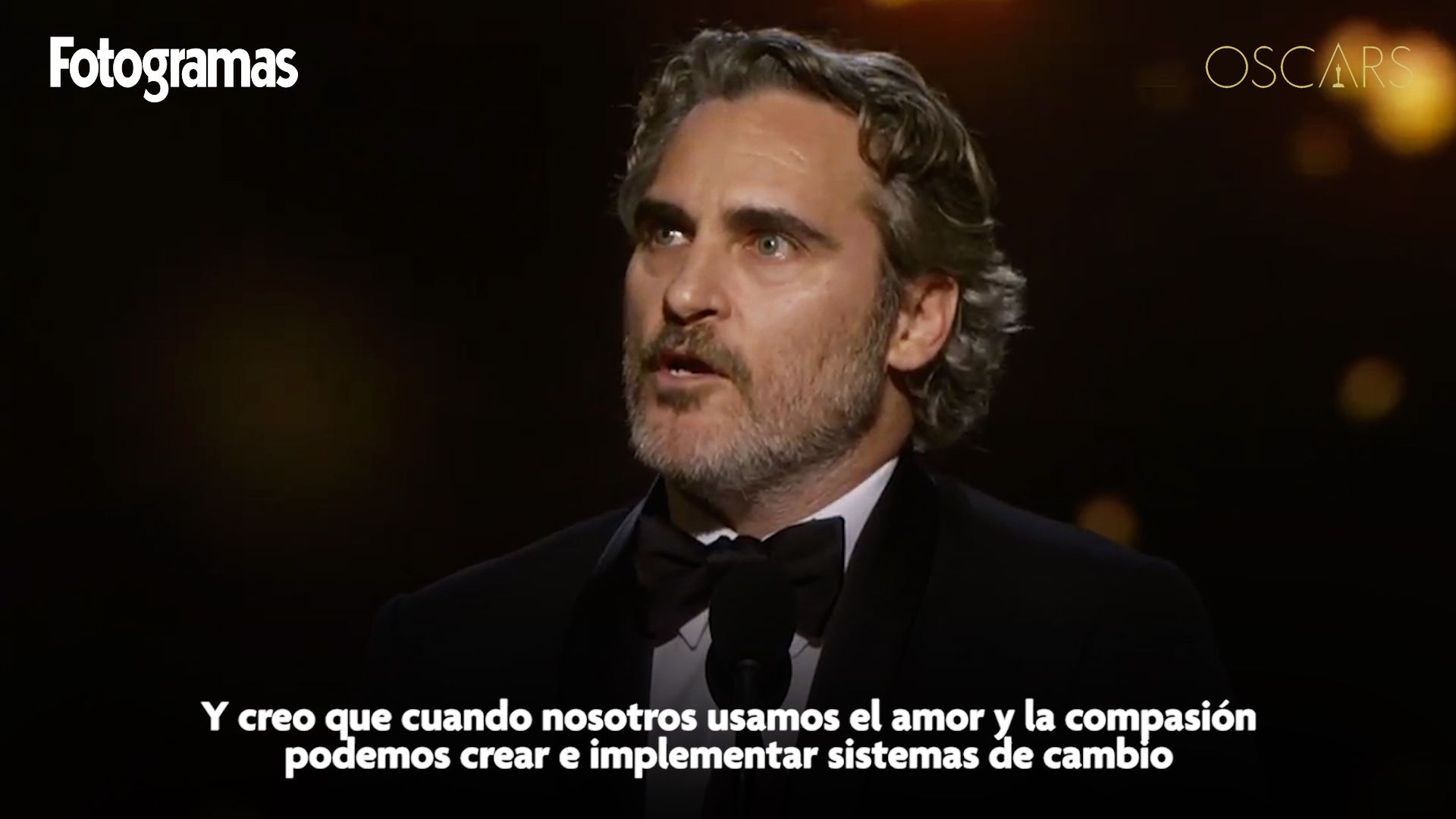 La frase del discurso de Joaquin Phoenix que ha hecho llorar a los Oscar  2020
