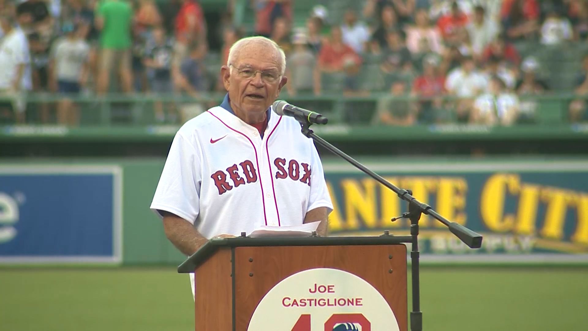 Boston Red Sox Broadcaster Joe Castiglione Involved in Hilarious Moment in  Game vs. Rays - Fastball