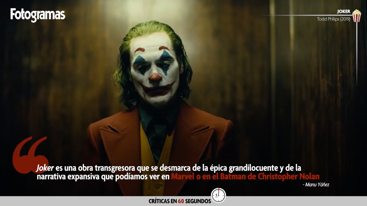 preview for Críticas en 60 segundos: 'Joker'