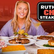 trying 29 of the most popular dishes from ruth's chris steak house  delish