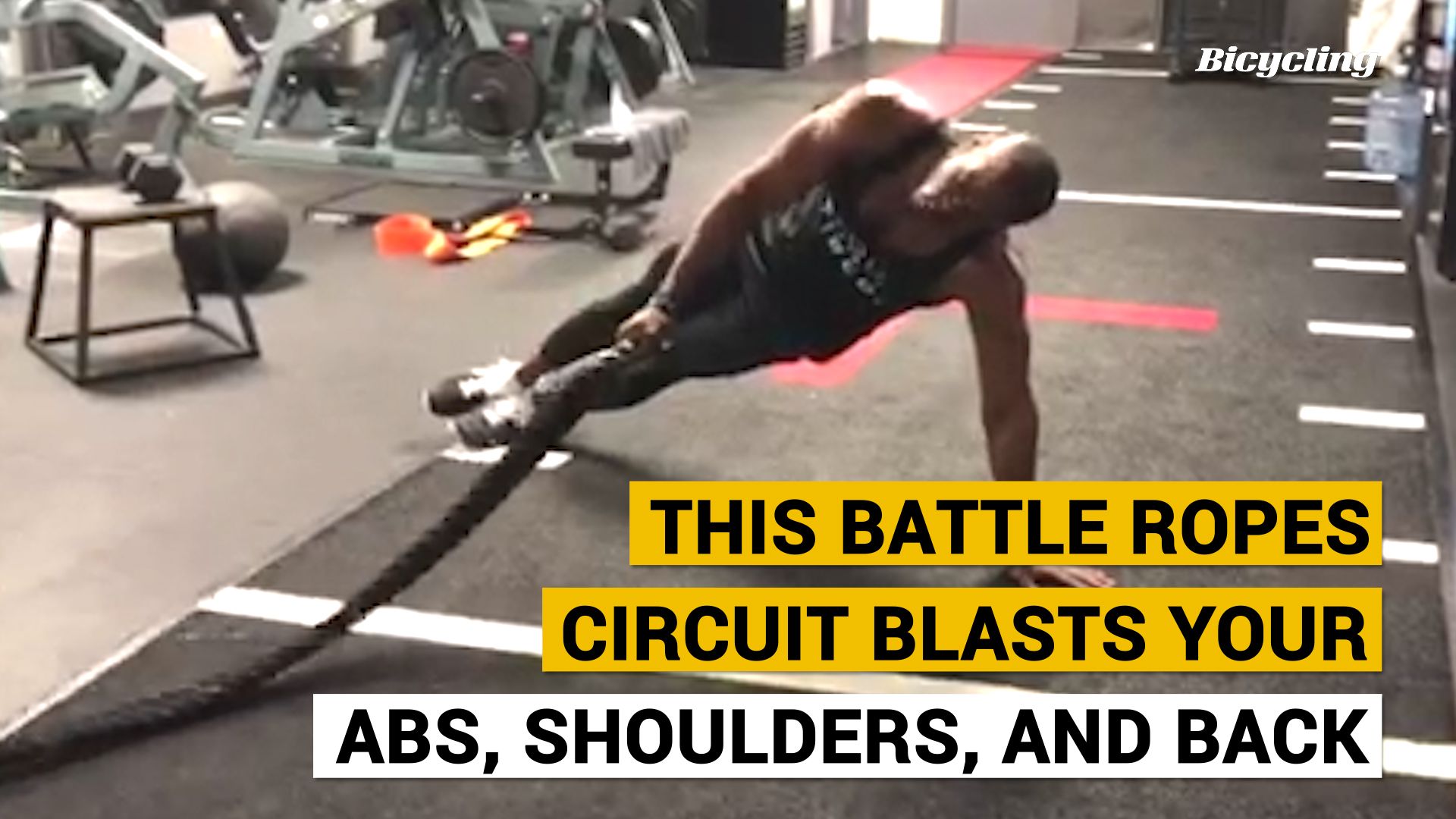 The Battle Ropes Circuit That Blasts Your Abs Shoulders and Back