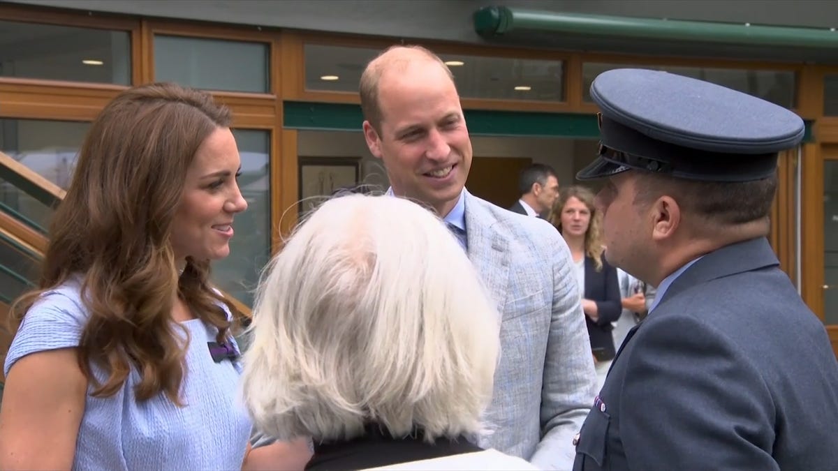 kate middleton wimbledon video