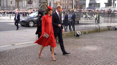 preview for Kate Middleton and Prince William Arrive for the Commonwealth Day Service