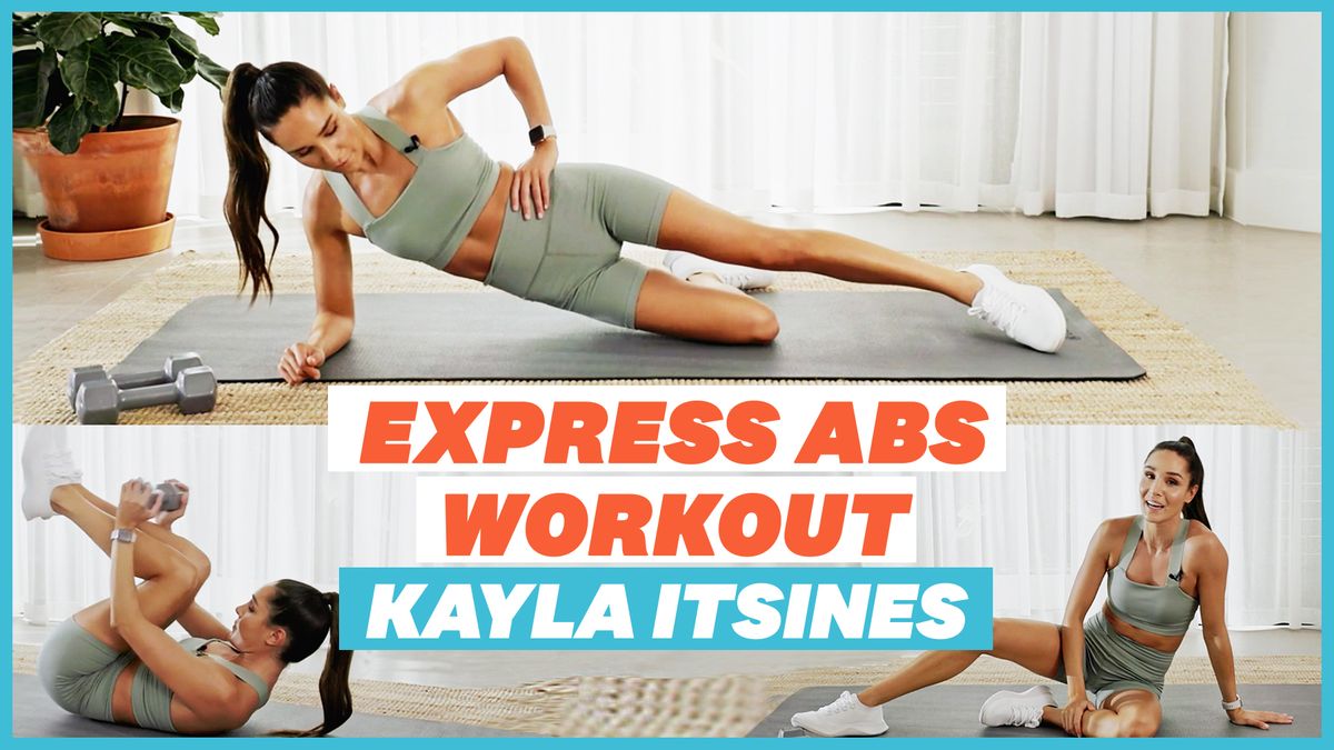 preview for Kayla Itsines Express Abs Workout | Home Work
