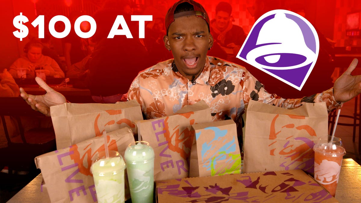 preview for Khidr Tries $100 Of Food At Taco Bell