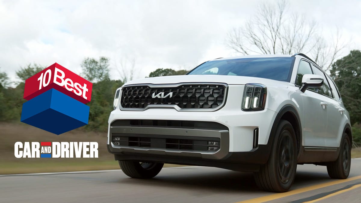 Video player poster image preview for 2023 Kia Telluride: Car and Driver 10Best
