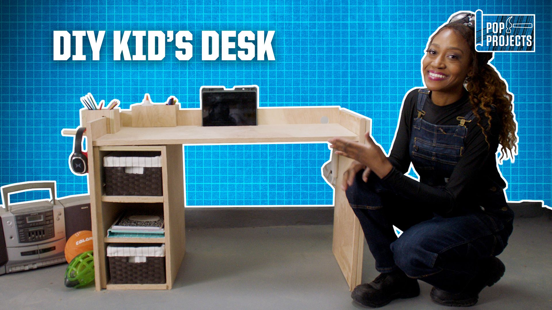 DIY Kids Desk  Build This Desk With Your Kids