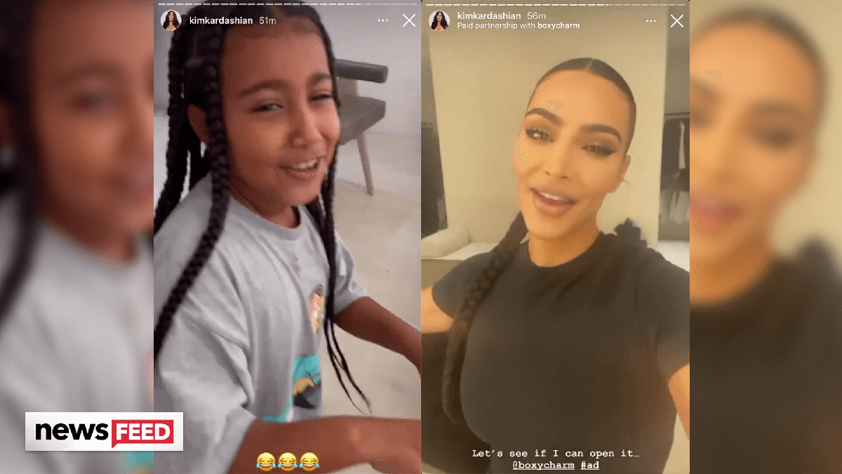 preview for North West ROASTS Kim Kardashian For Fake "Influencer Voice"