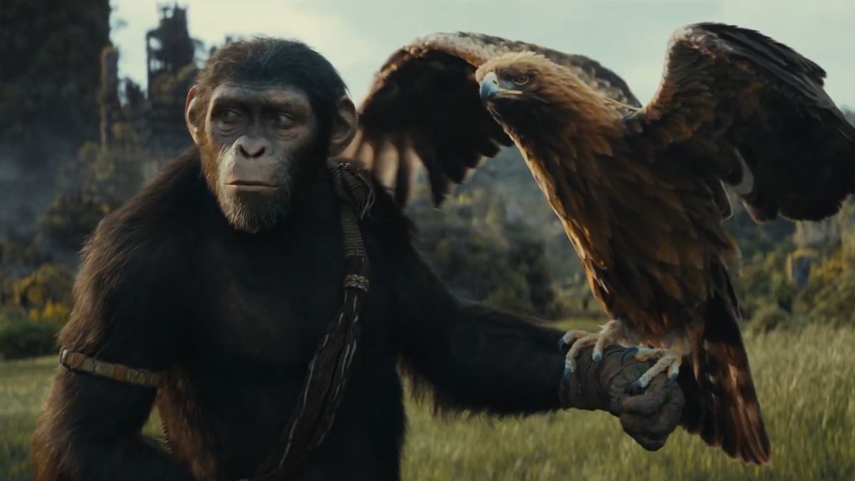 preview for Kingdom of the Planet of the Apes trailer (20th Century Studios)