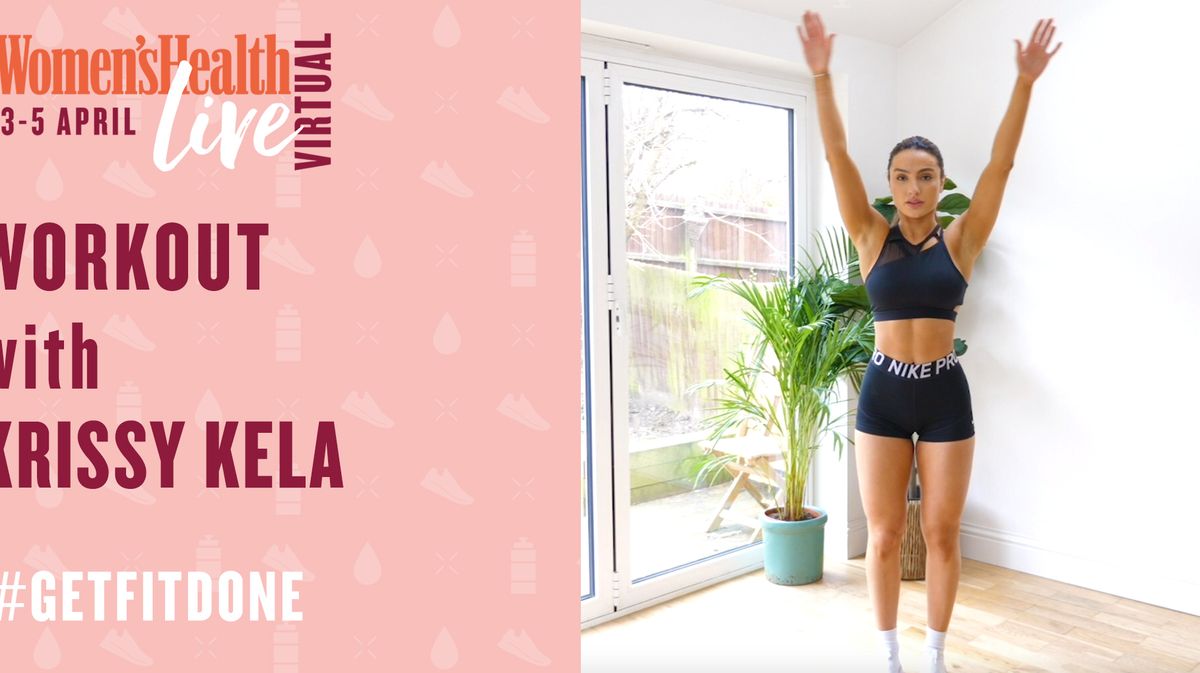 preview for 28 Minute HIIT Workout  Sculpt It by Krissy Cela | Womens Health Live