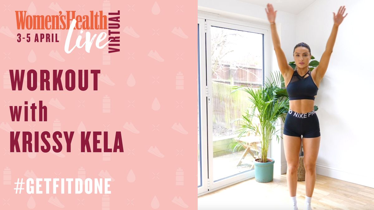 preview for 28 Minute HIIT Workout  Sculpt It by Krissy Cela | Womens Health Live