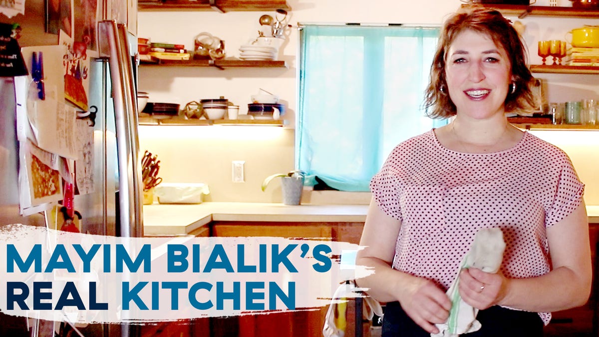 preview for Mayim Bialik From Big Bang Theory Shows Us Her Home Kitchen