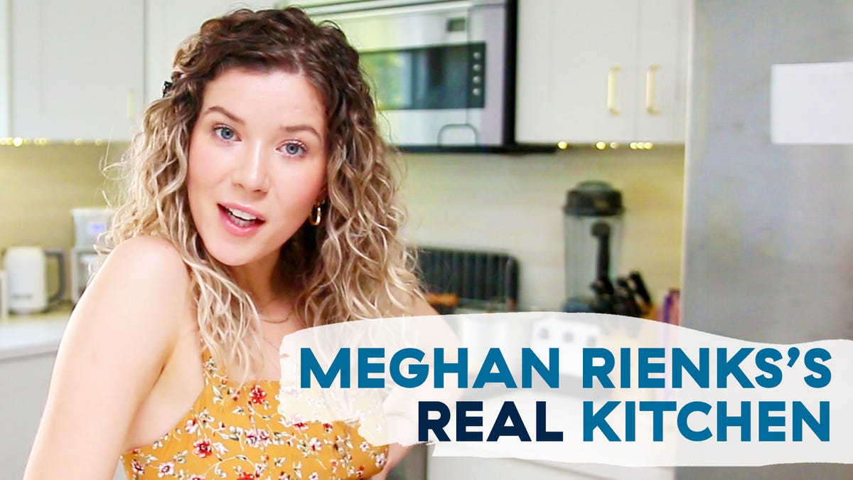 preview for Meghan Rienks Shows Us What Her Real Home Kitchen Looks Like (Expired Food And All)