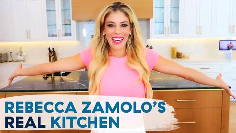 preview for YouTuber Rebecca Zamolo Shows Off Her New Home Kitchen