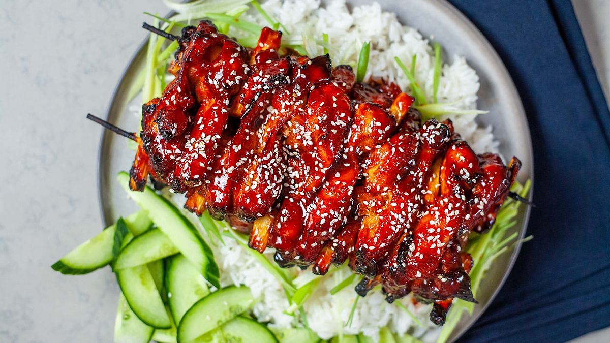 preview for Korean BBQ Chicken Skewers