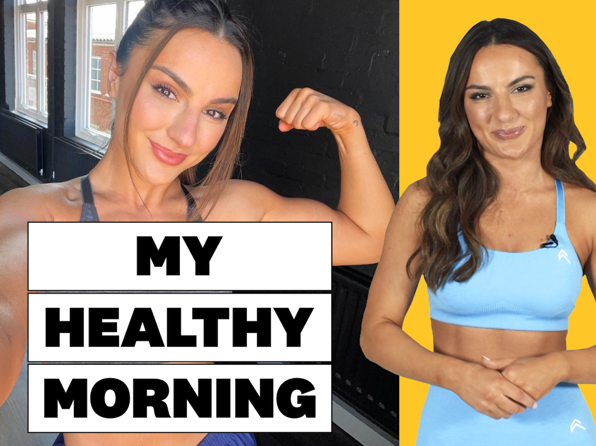 preview for Krissy Cela’s Exact Morning Routine: Breakfast, Workouts and Snuggles With Her Dog