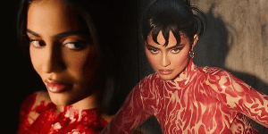 kylie jenner drenched in blood for makeup collab  fans react