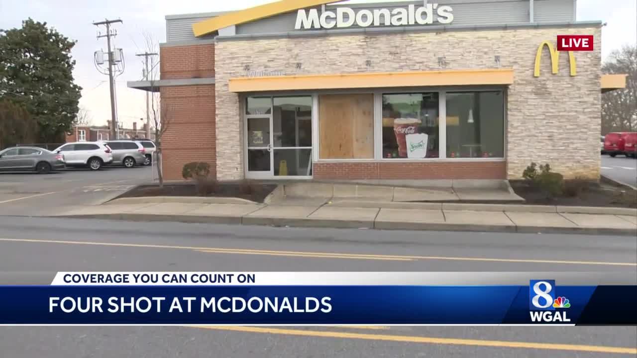 Four people shot at Lancaster McDonald's