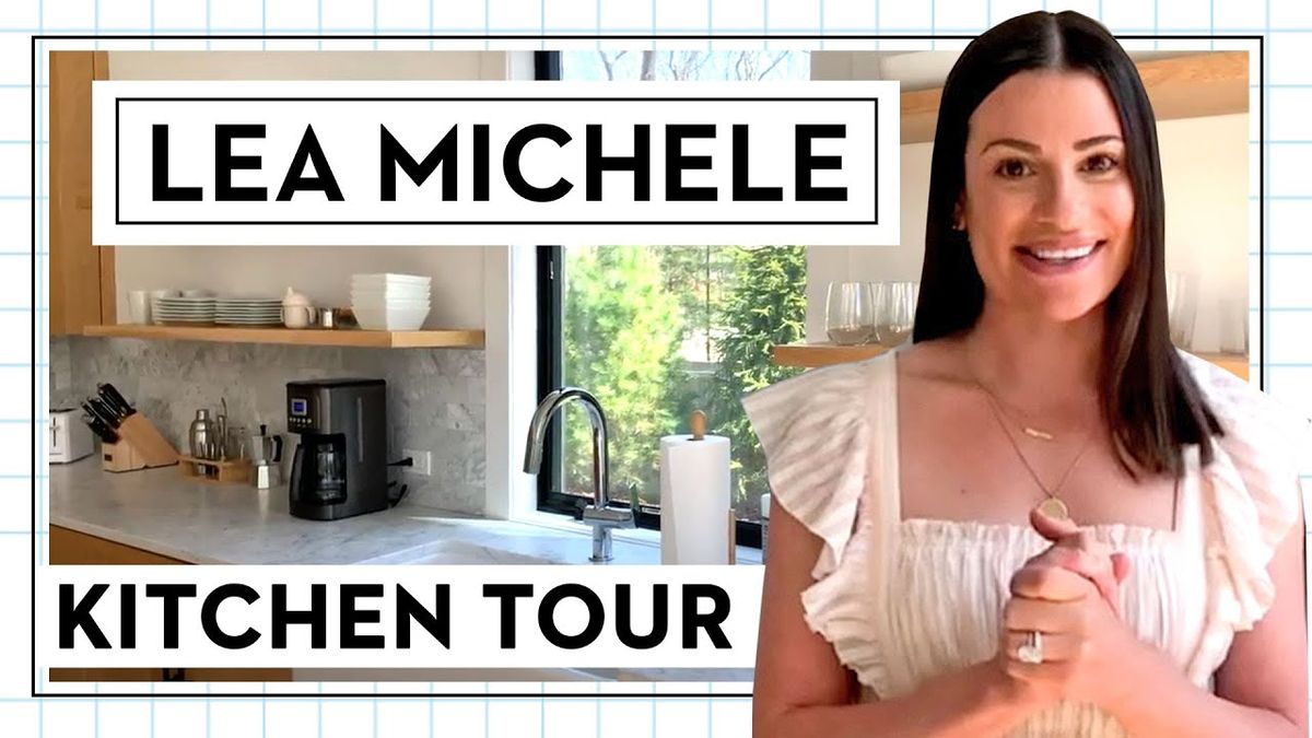 preview for Lea Michele Gives Us A Tour Of Her Perfectly Organized Kitchen