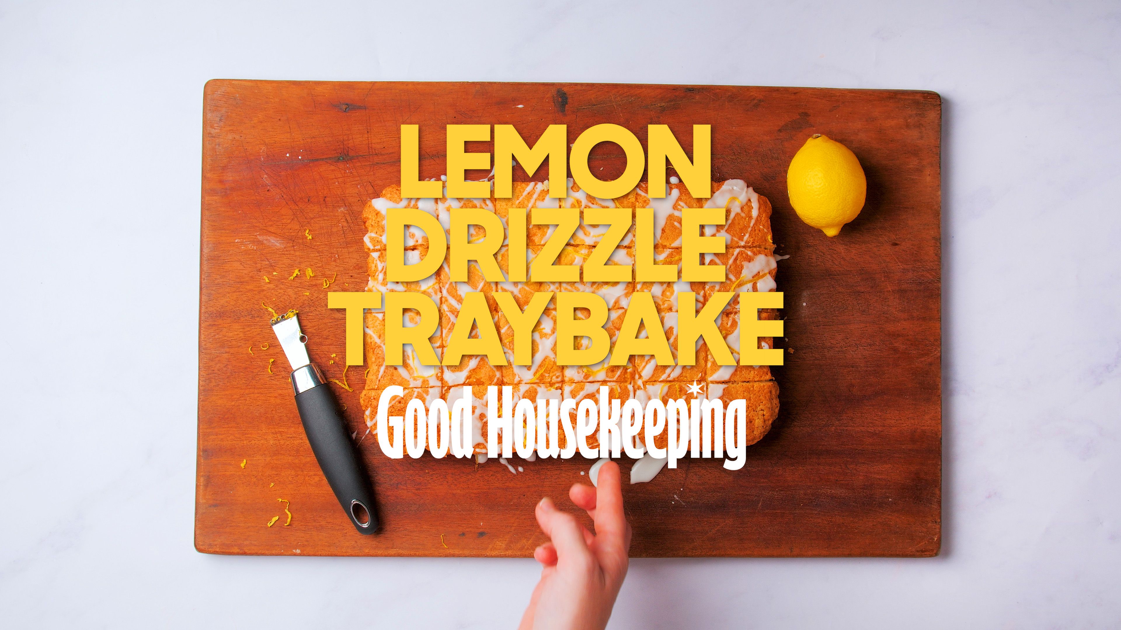 Easy Lemon Drizzle Traybake