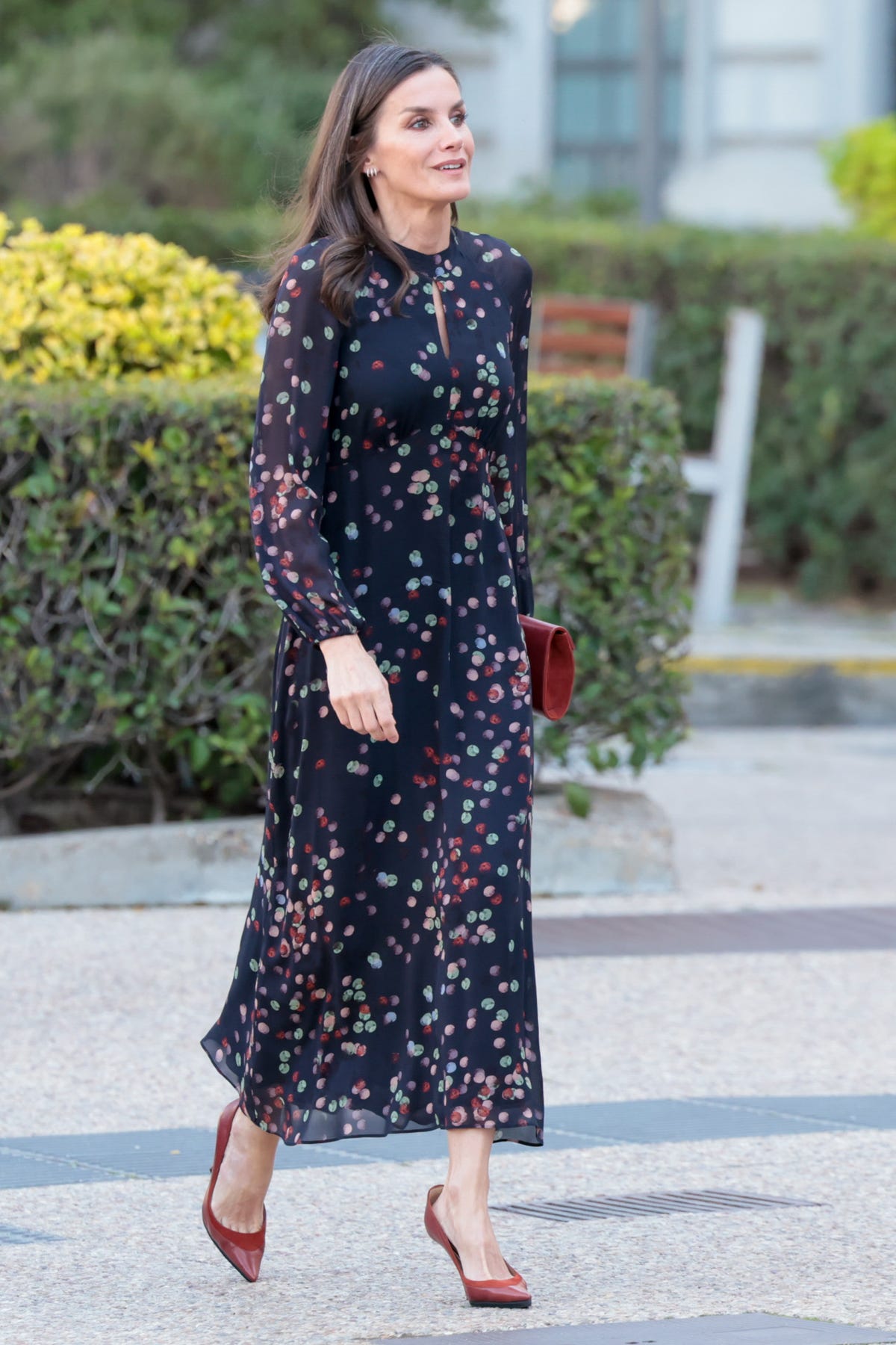 los reyes felipe y letizia en el palacio de la zarzuela durante la visita del presidente de colombia, gustavo petro, y su mujer