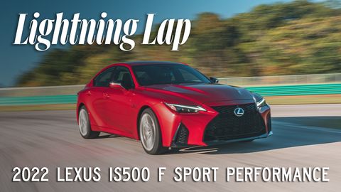 preview for 2022 Lexus IS500 F Sport Performance at Lightning Lap 2022