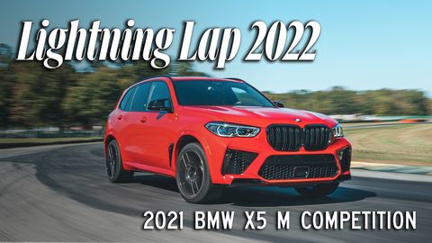 preview for 2021 BMW X5 M Competition at Lightning Lap 2022