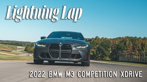 preview for 2022 BMW M3 Competition xDrive at Lightning Lap 2022