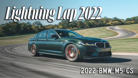 preview for 2022 BMW M5 CS at Lightning Lap 2022