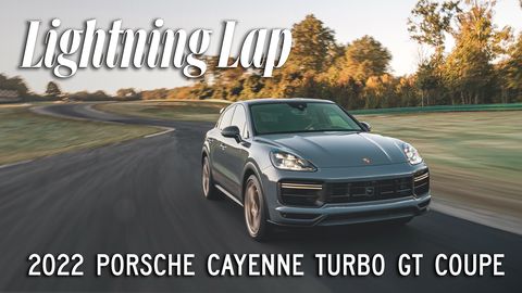 preview for 2022 Porsche Cayenne Turbo GT Coupe at Lightning Lap 2022