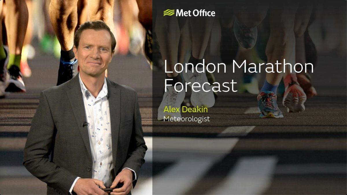 preview for The 2024 London Marathon weather forecast