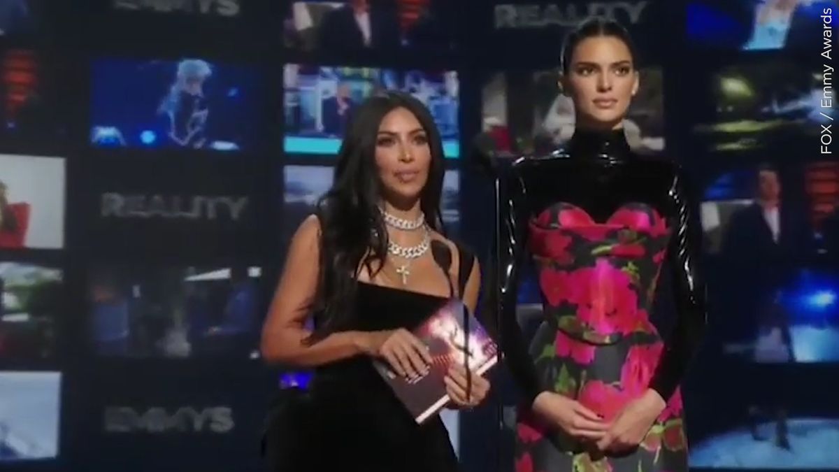 preview for Kim Kardashian and Kendall Jenner were laughed at on stage by the Emmys audience
