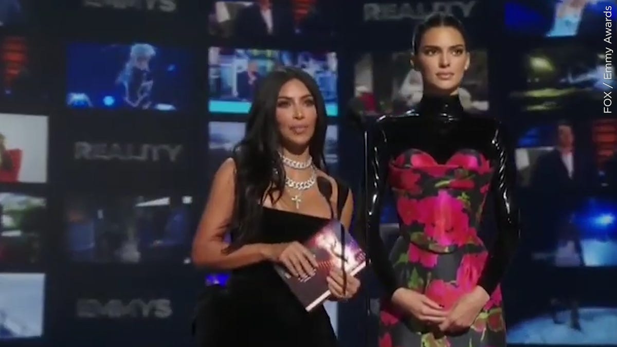 preview for Kim Kardashian and Kendall Jenner were laughed at on stage by the Emmys audience