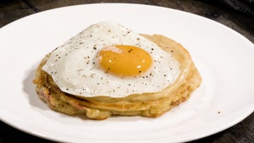 croque madame pancakes