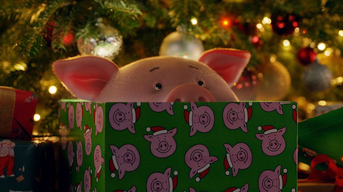 preview for Marks & Spencer's Food Christmas Advert 2021: Percy Pig