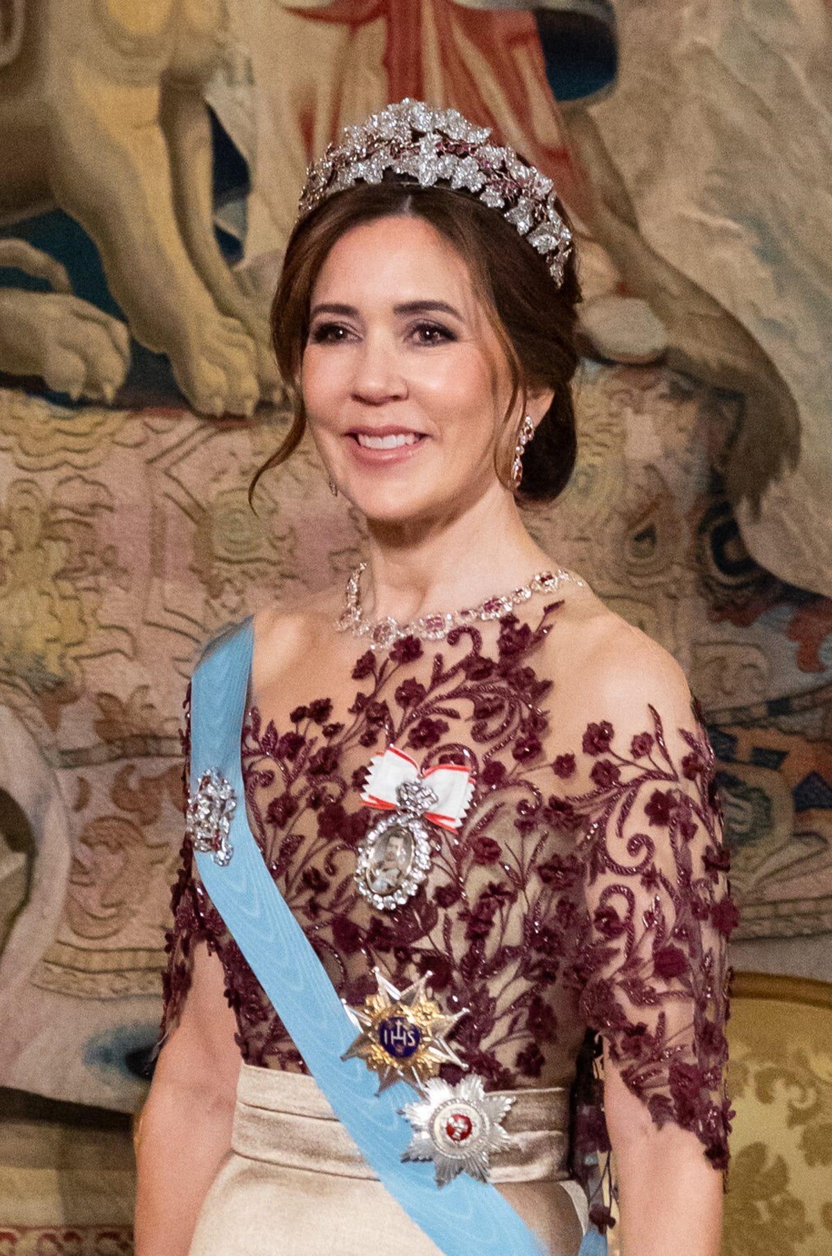 los reyes federico y mary de dinamarca