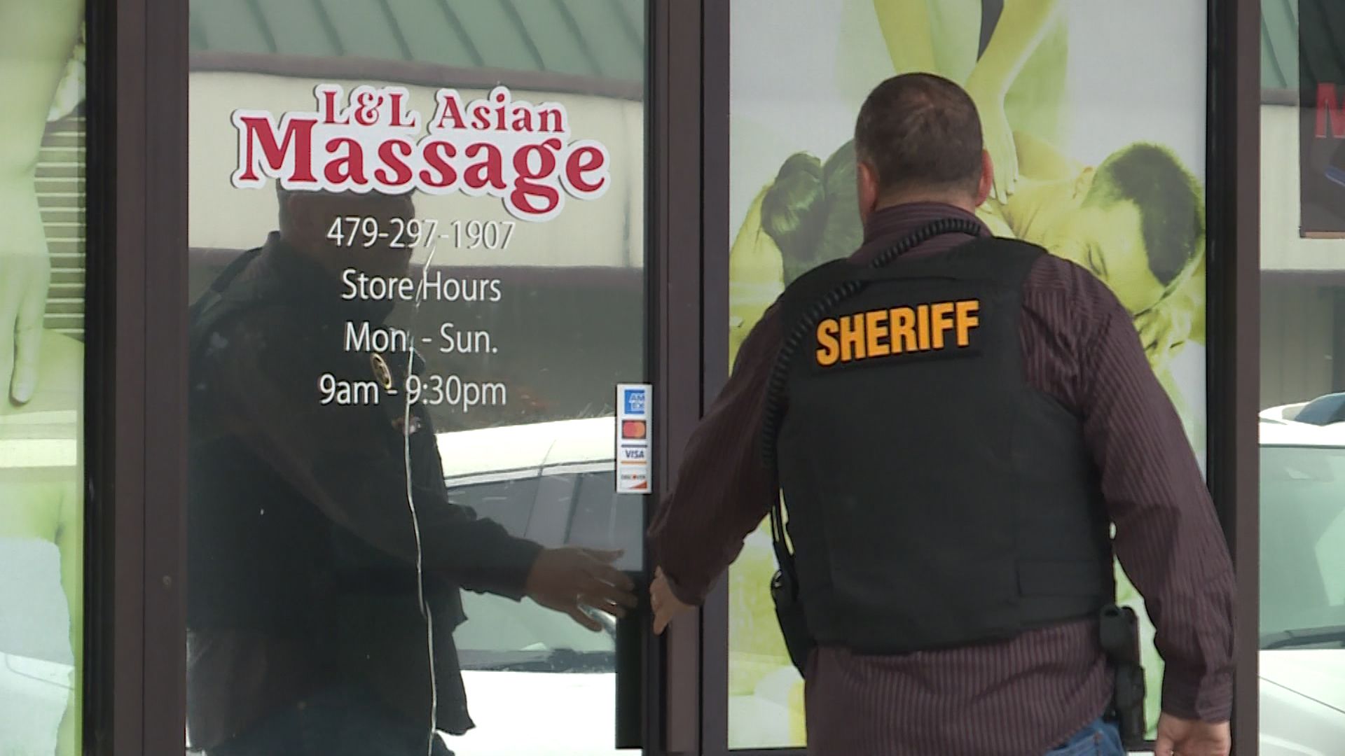 Deputies and police search Crawford County massage parlors and make arrests